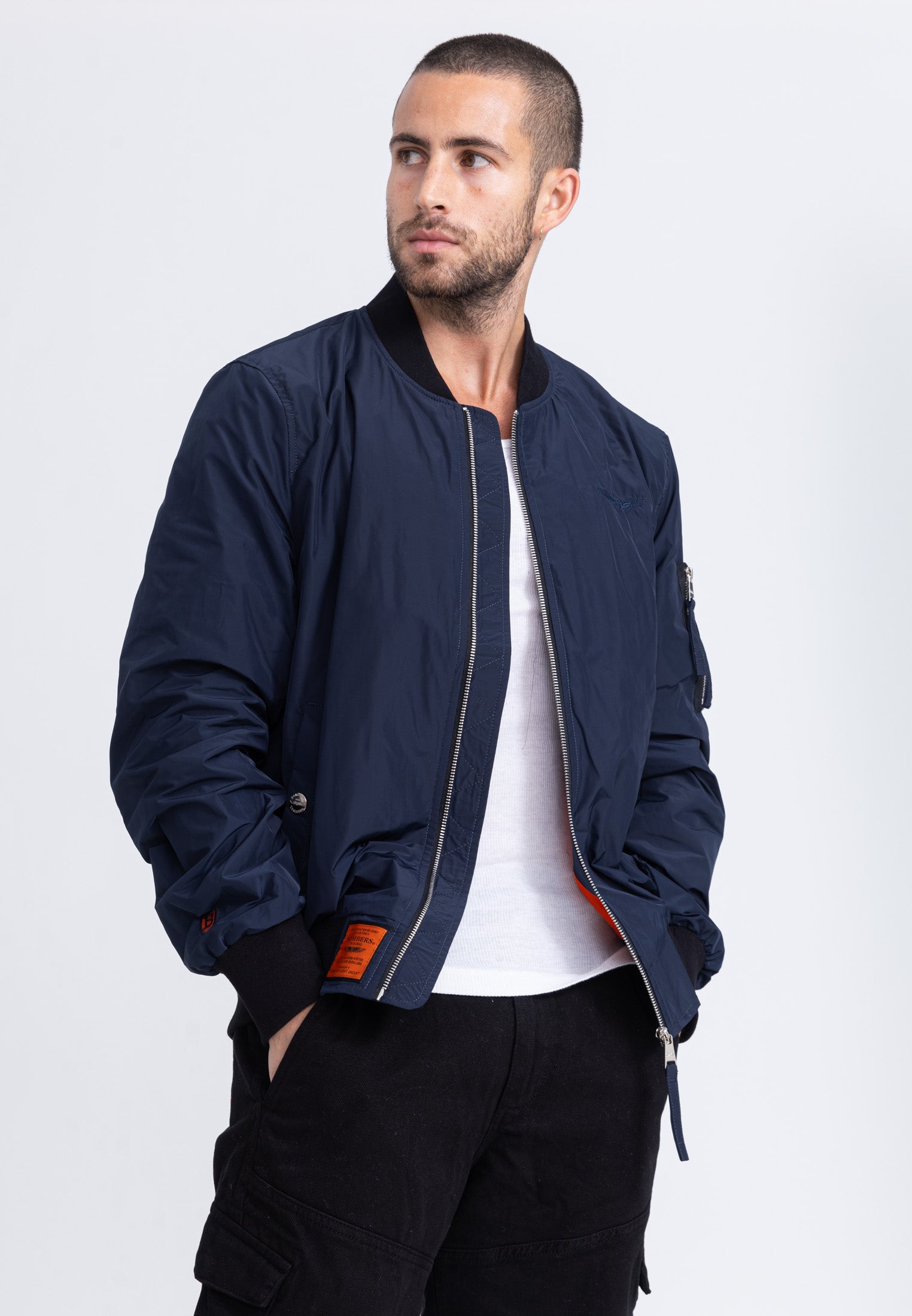 MA1 M Bomber in Navy Vestes Bombers Original   