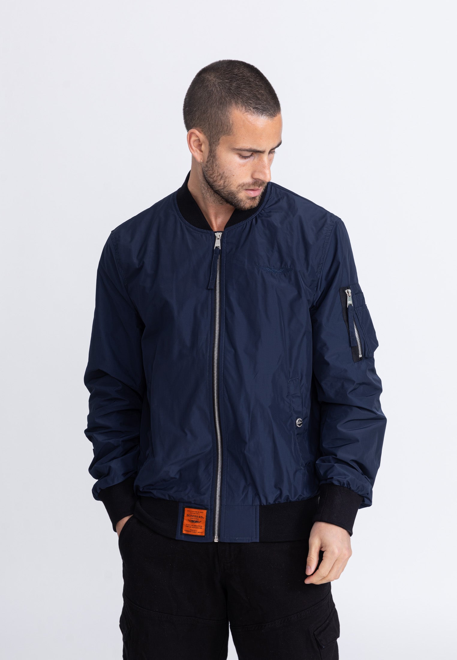 MA1 M Bomber in Navy Vestes Bombers Original   