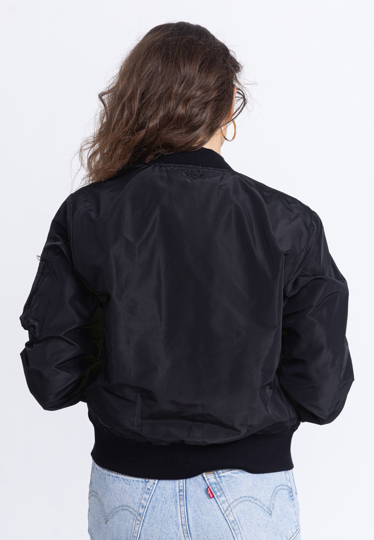 MA1 W Bomber in Black Vestes Bombers Original   