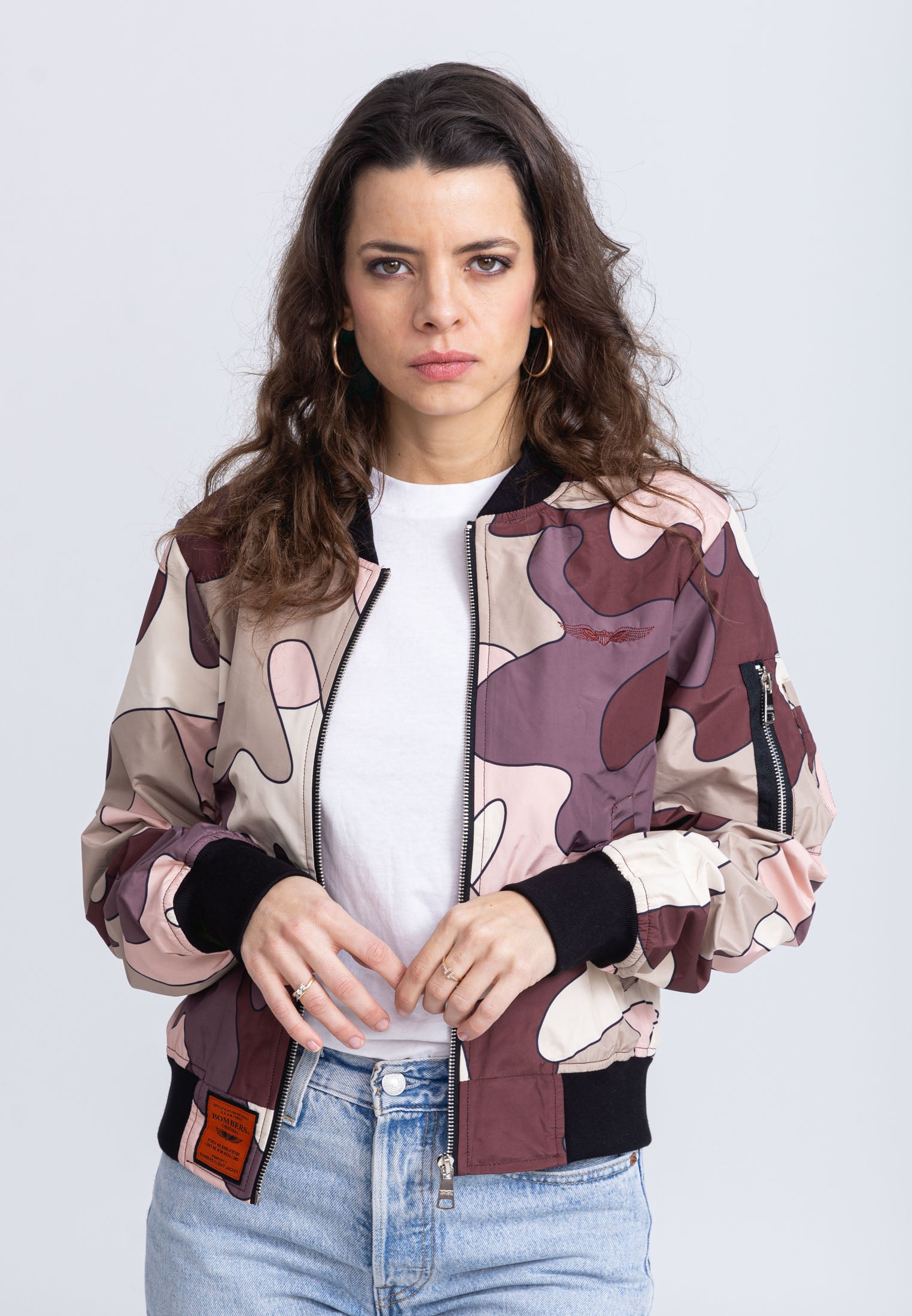 MA1 W Bombers in Camo/Brown Vestes Bombers Original   