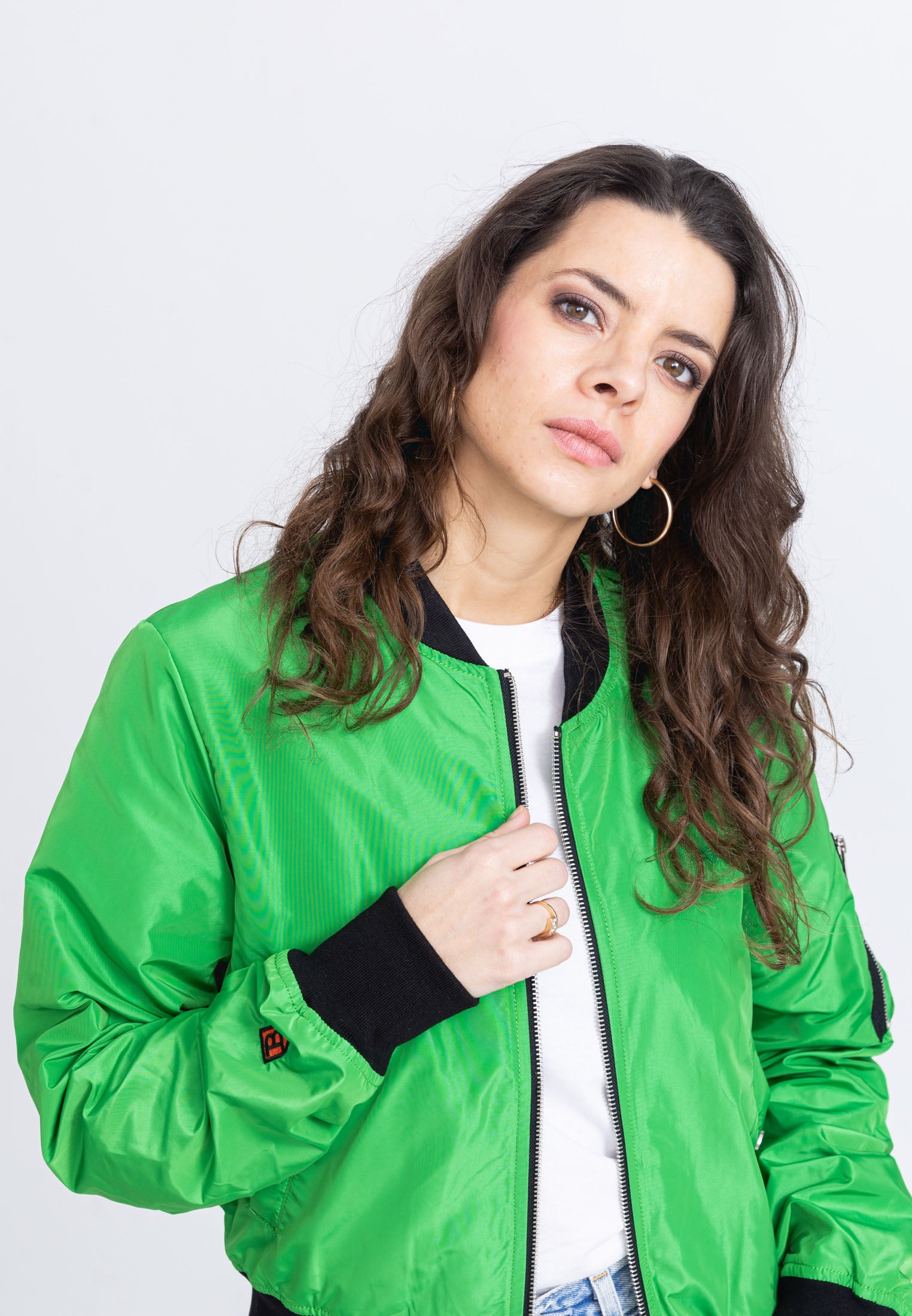 MA1 W Bomber in Green Vestes Bombers Original   