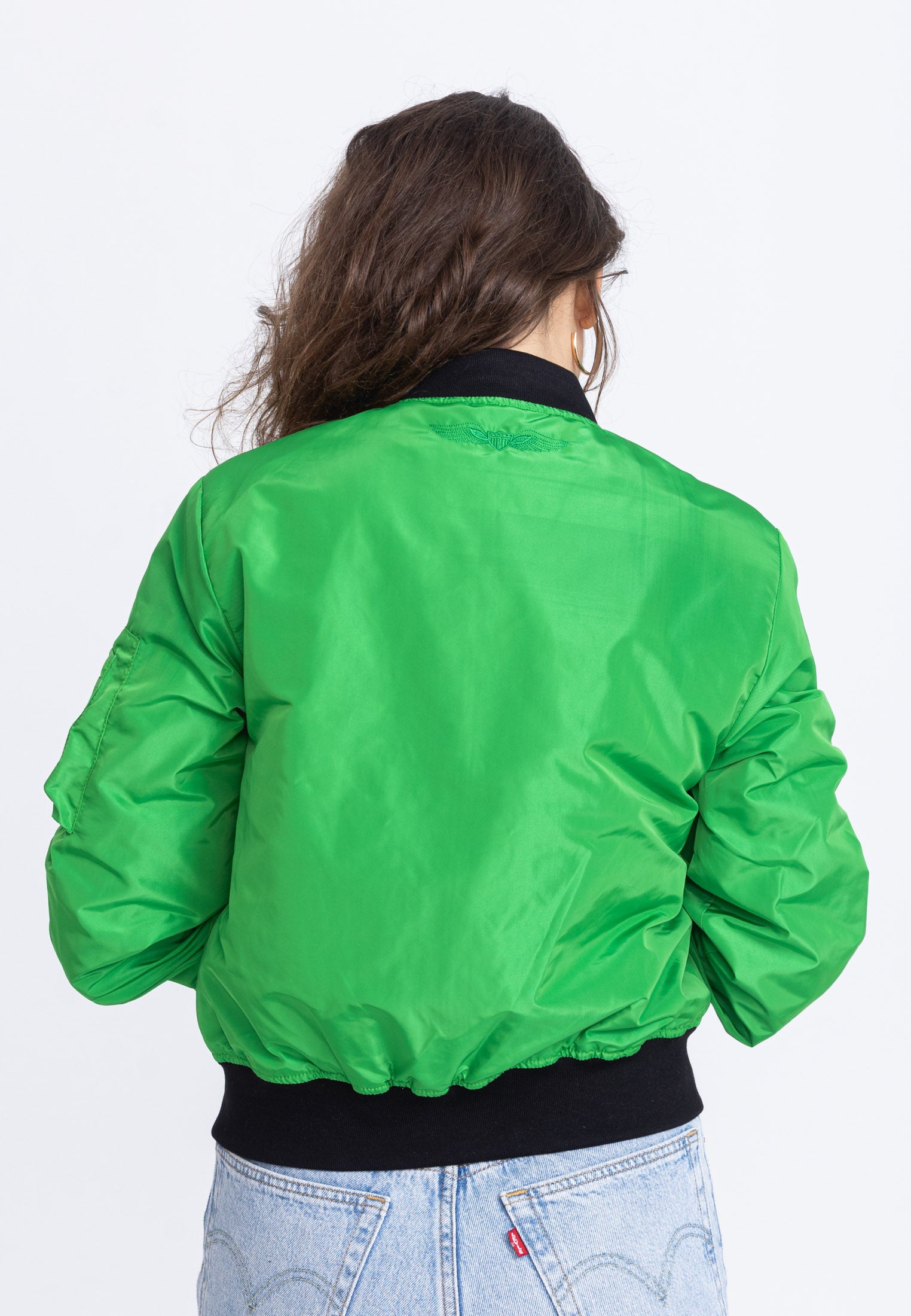 MA1 W Bomber in Green Vestes Bombers Original   