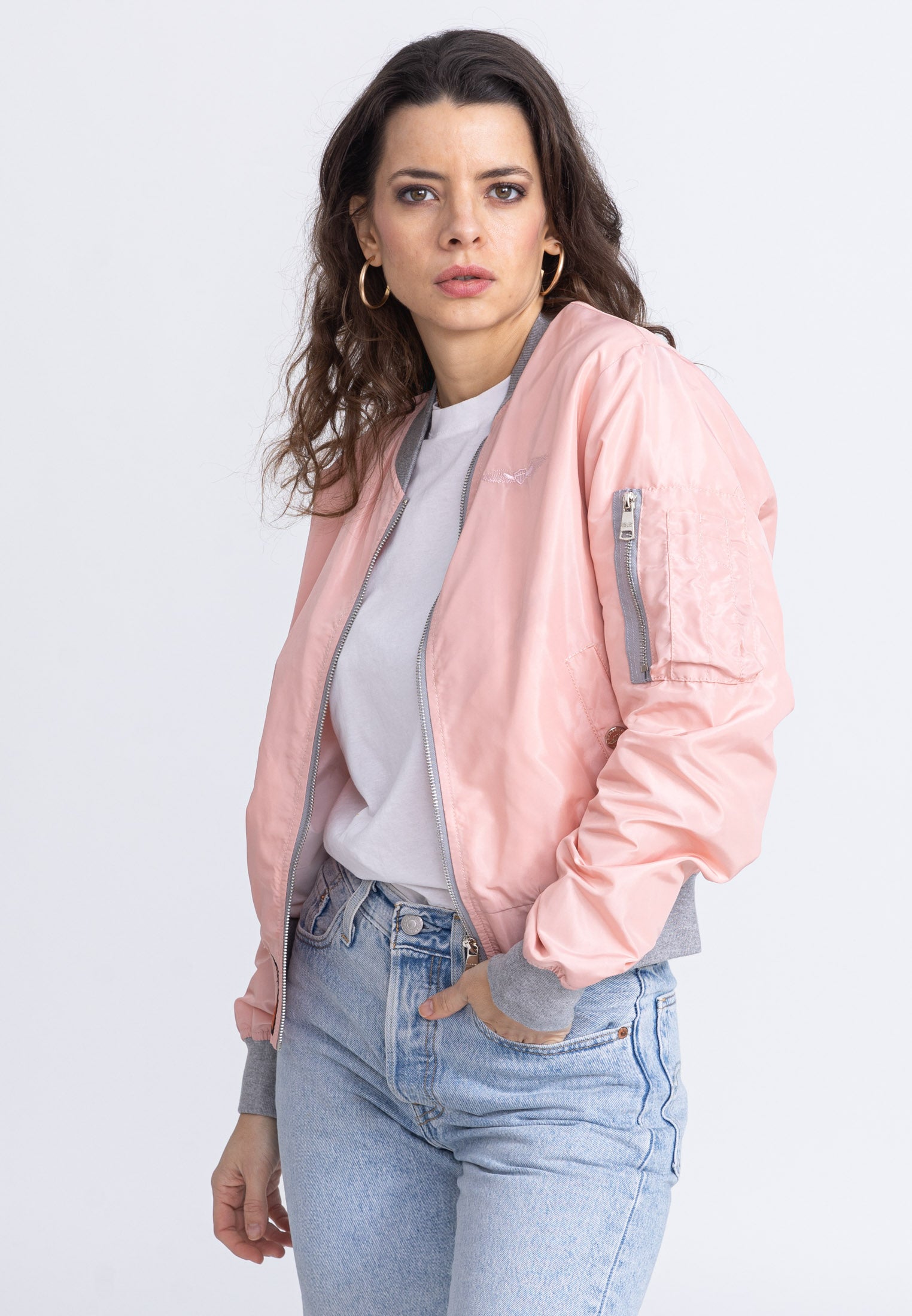 MA1 W Bomber in L.Pink Vestes Bombers Original   