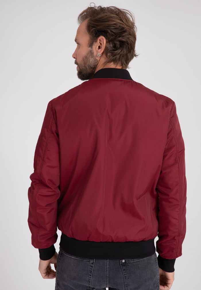 Max M Bomber dans Bourgogne Vestes Bombers Original   