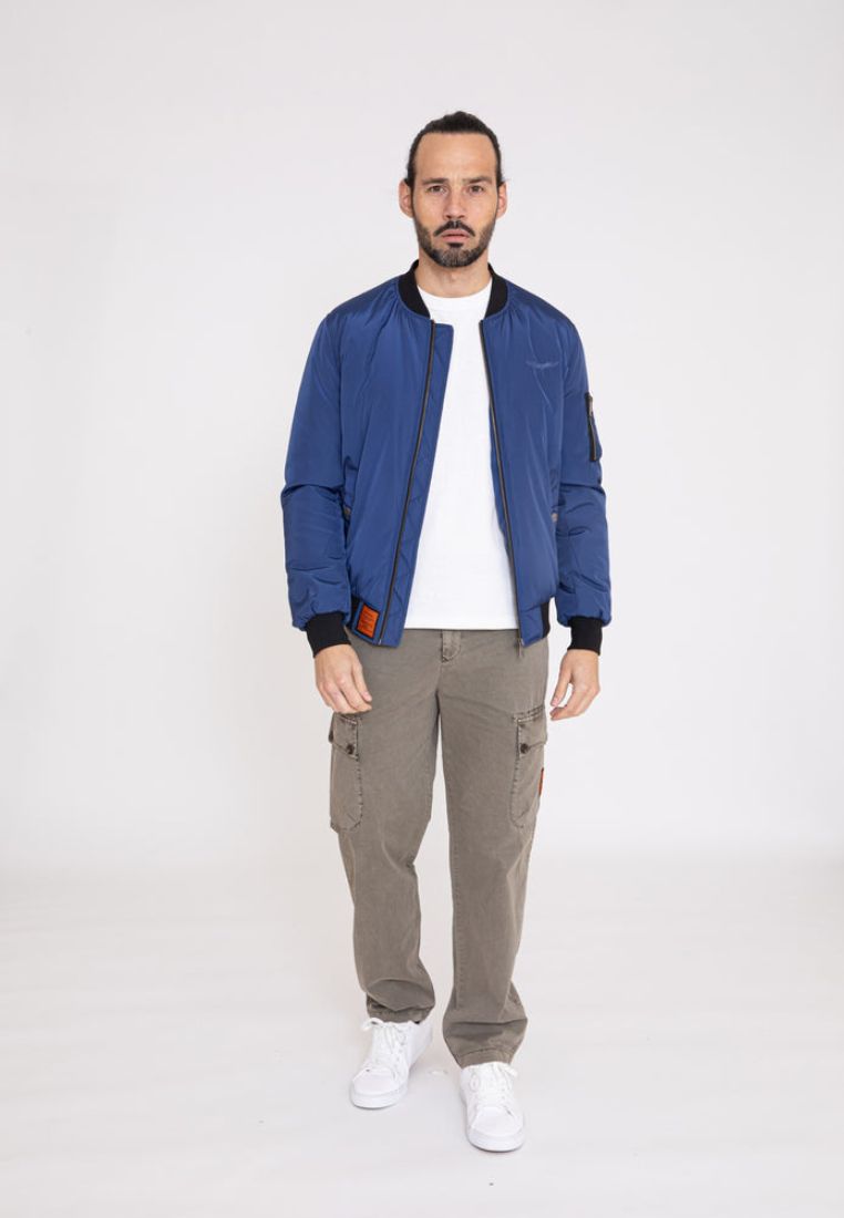 Max M Bomber dans Vestes Indigo Bombers Original   