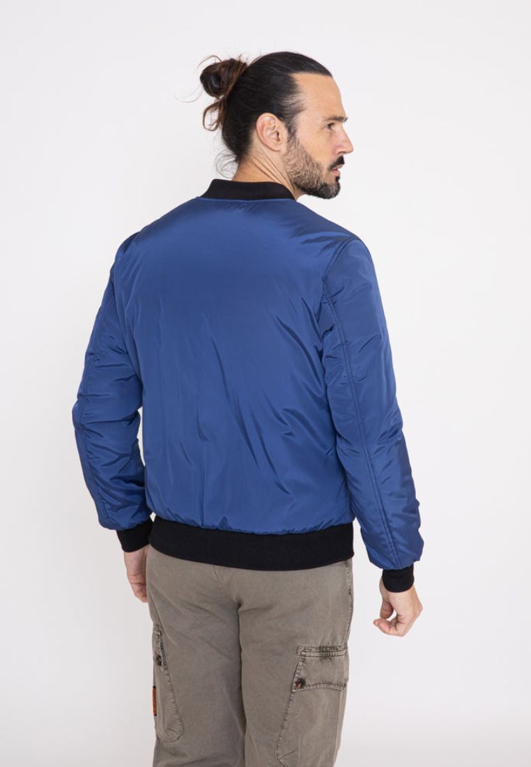 Max M Bomber dans Vestes Indigo Bombers Original   