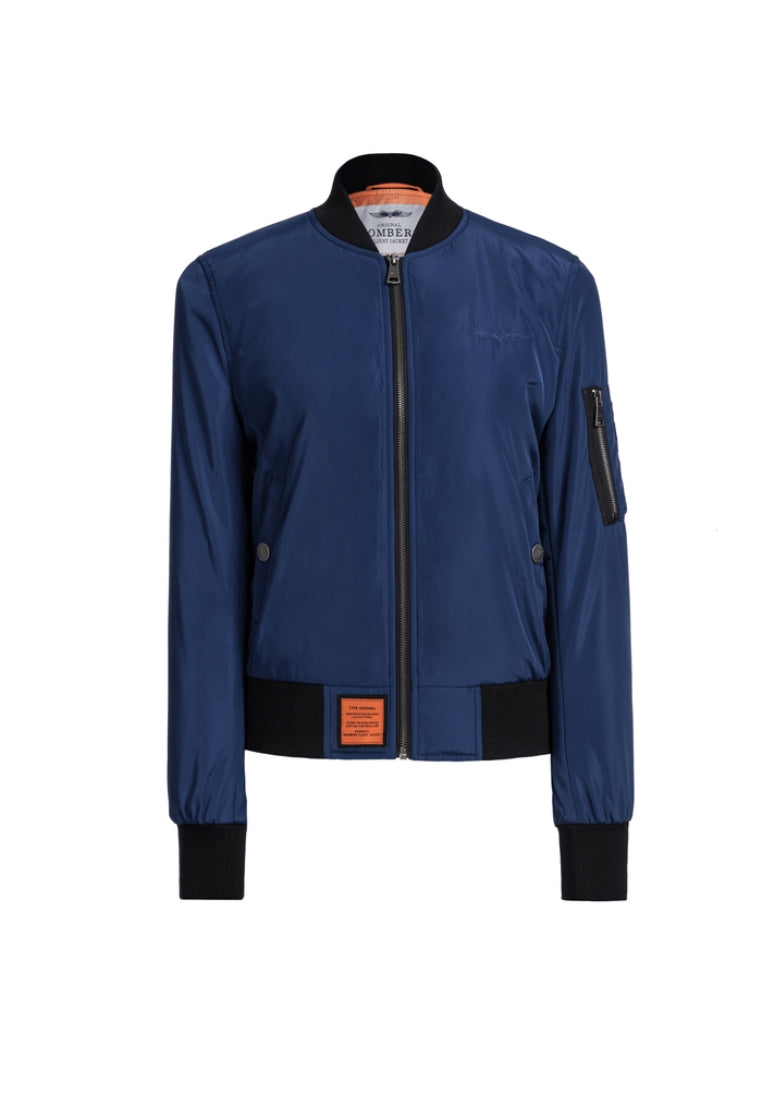 Max W Bomber dans Vestes Indigo Bombers Original   