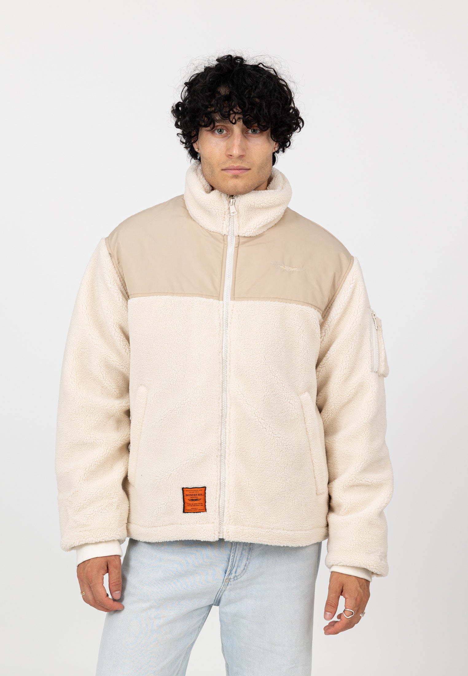 Moncton-M in Cream Vestes Bombers Original