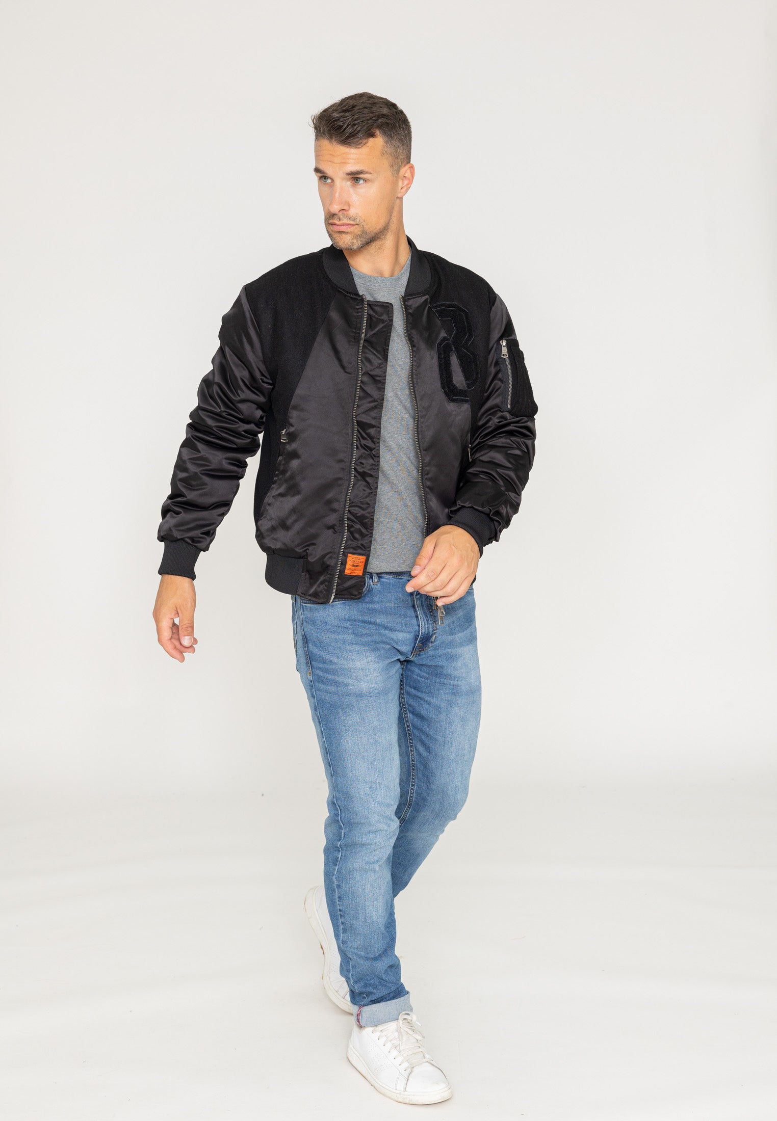 Blouson Nabari U Bomber dans Black Vestes Bombers Original   