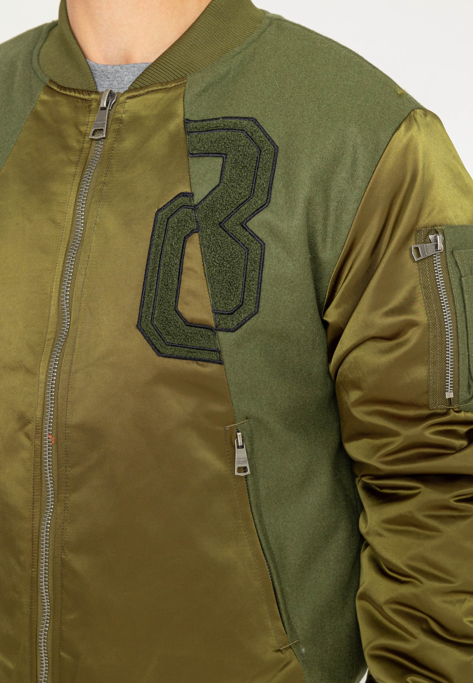 Blouson Nabari U Bomber en kaki Bombers Original   