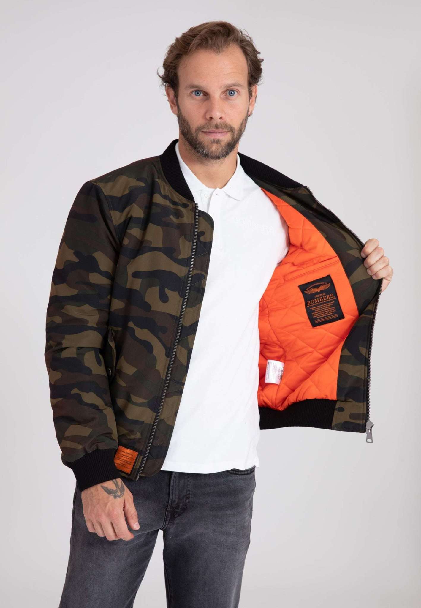 Original M Bomber dans Vestes Camo Bombers Original   