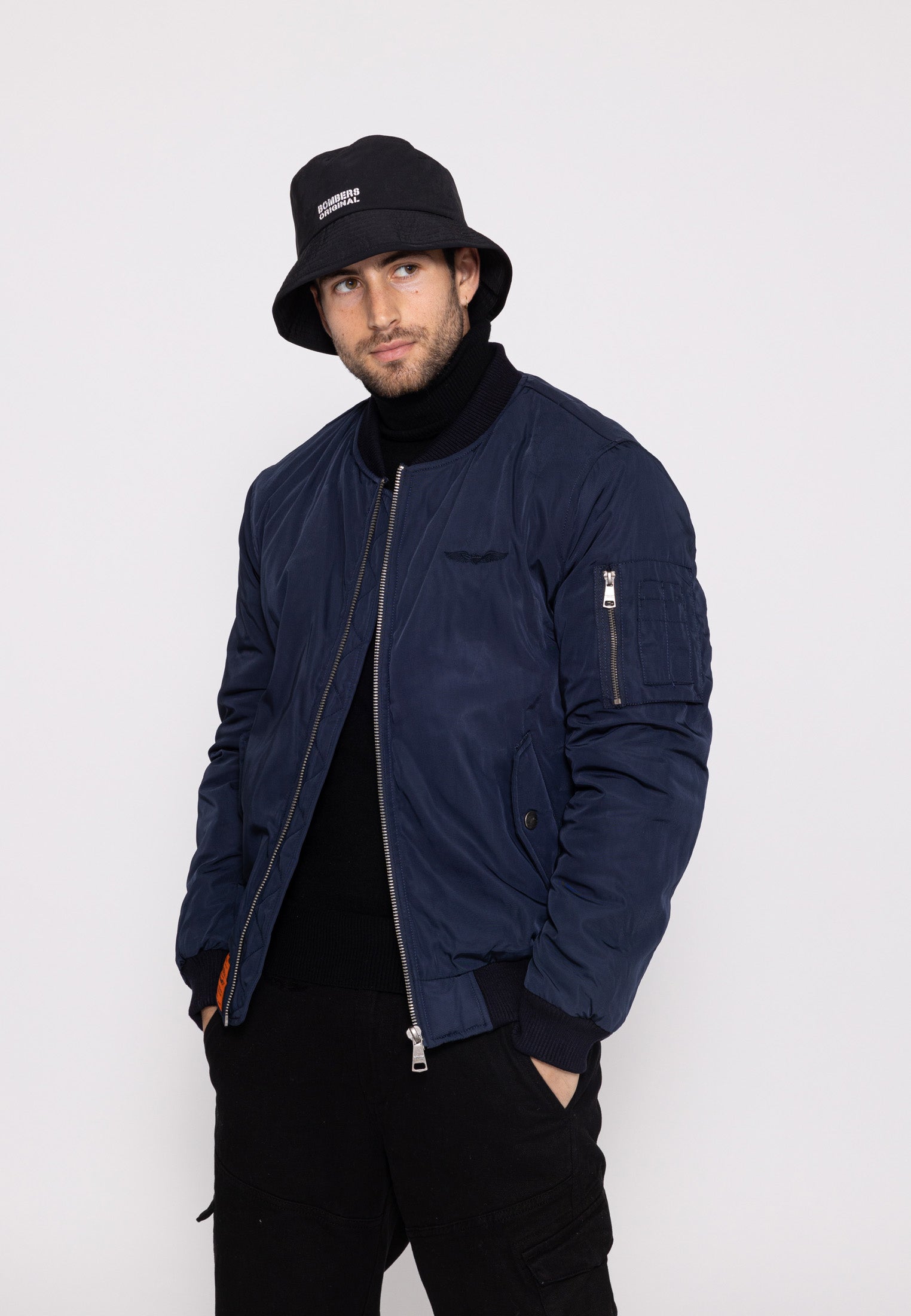 Veste bomber Original M dans Vestes Navy Bombers Original   