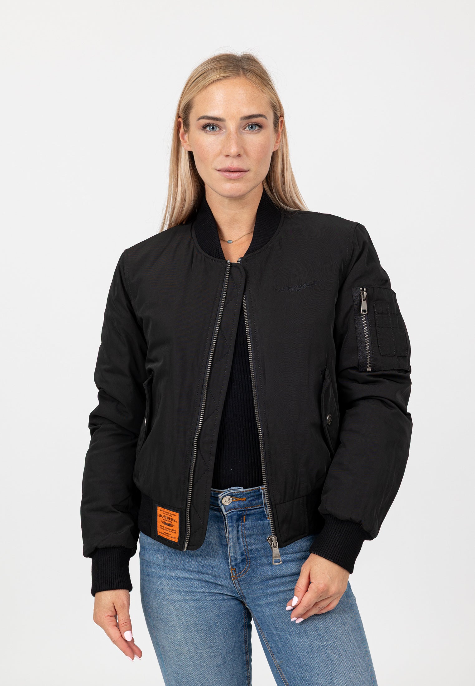 Original-W in Black Vestes Bombers Original