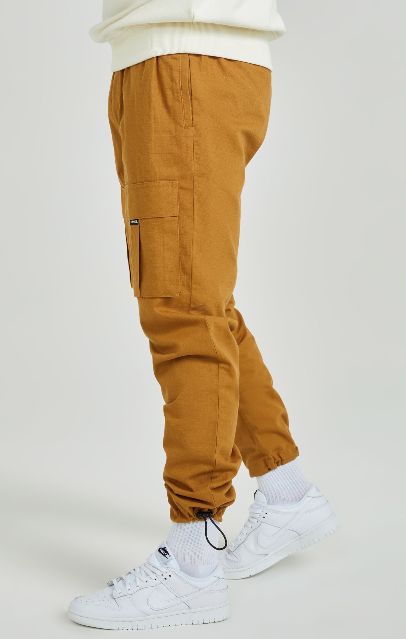 Ripstop Cargo Pants in Tan Pantalons SikSilk   