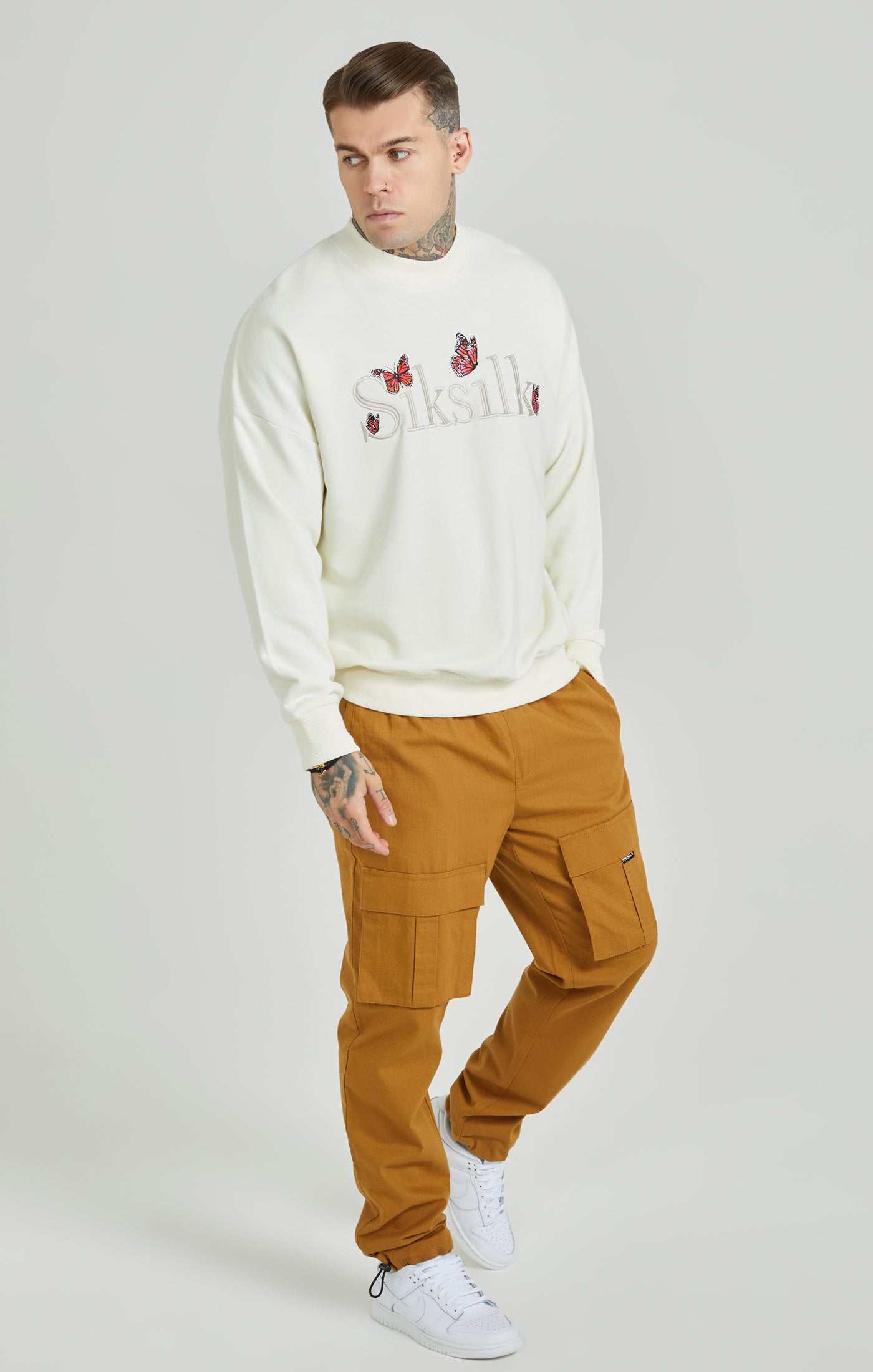 Ripstop Cargo Pants in Tan Pantalons SikSilk   