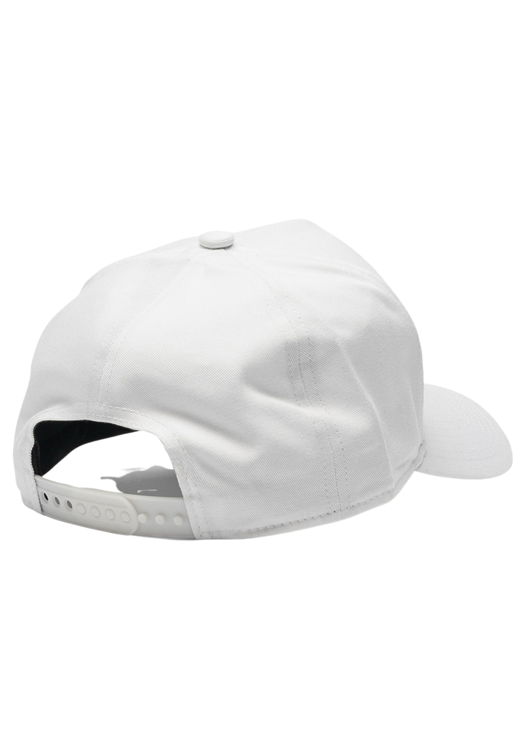 Casquette de camionneur à broderie florale en casquettes blanches SikSilk   