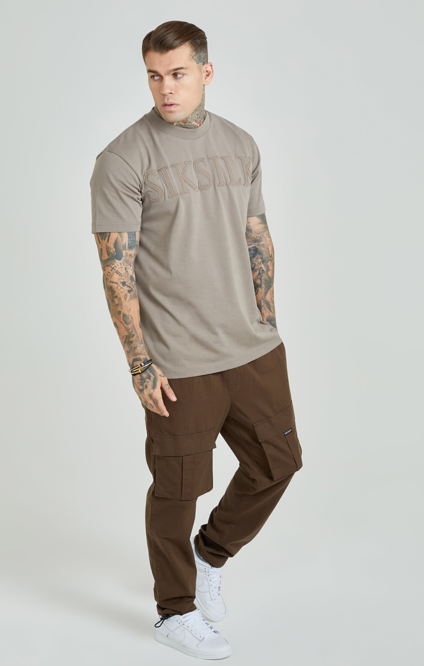 Ripstop Cargo Pants in Brown Pantalons SikSilk   