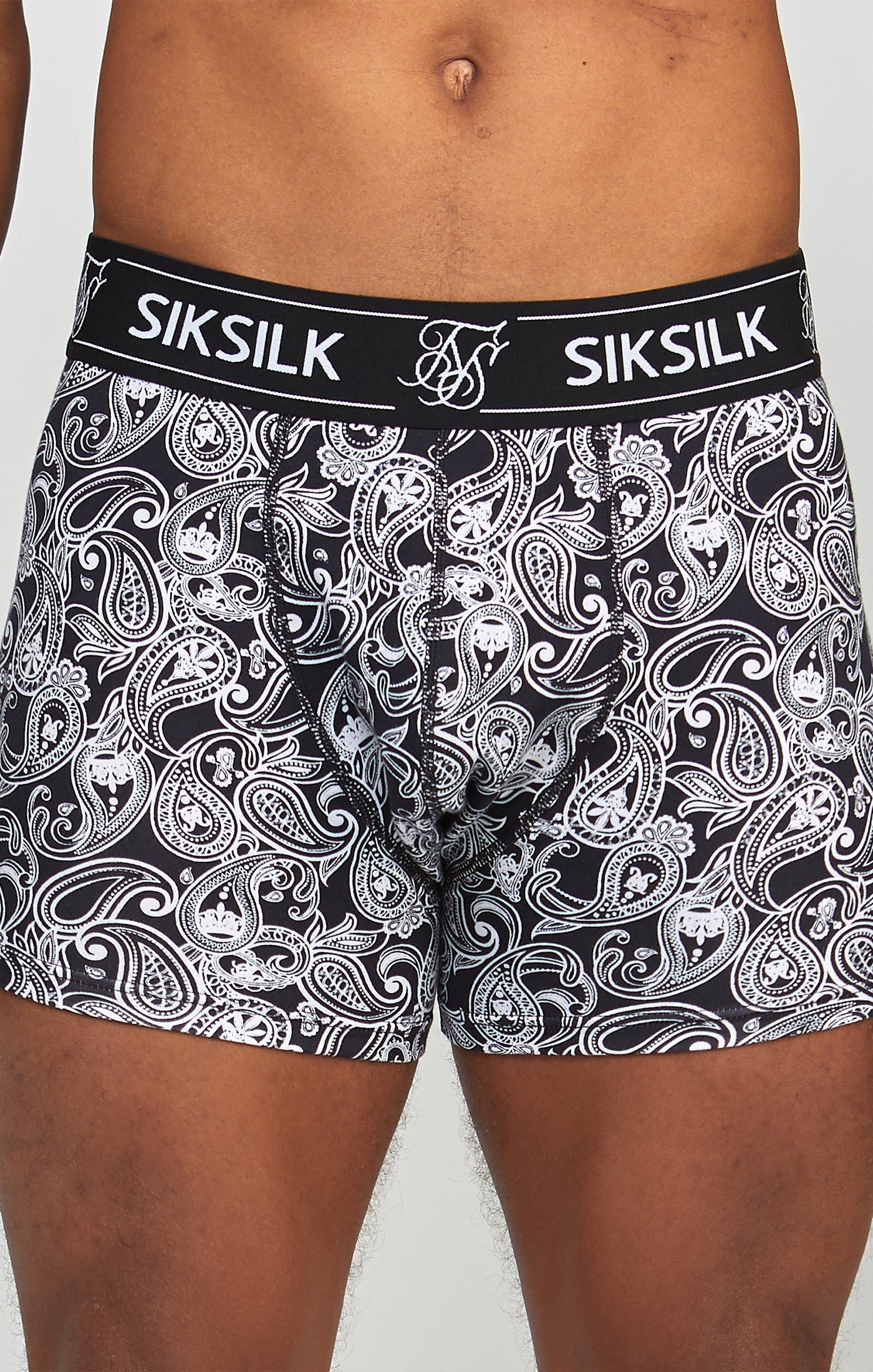 Lot de 3 boxers cachemire en sous-vêtements noirs SikSilk   