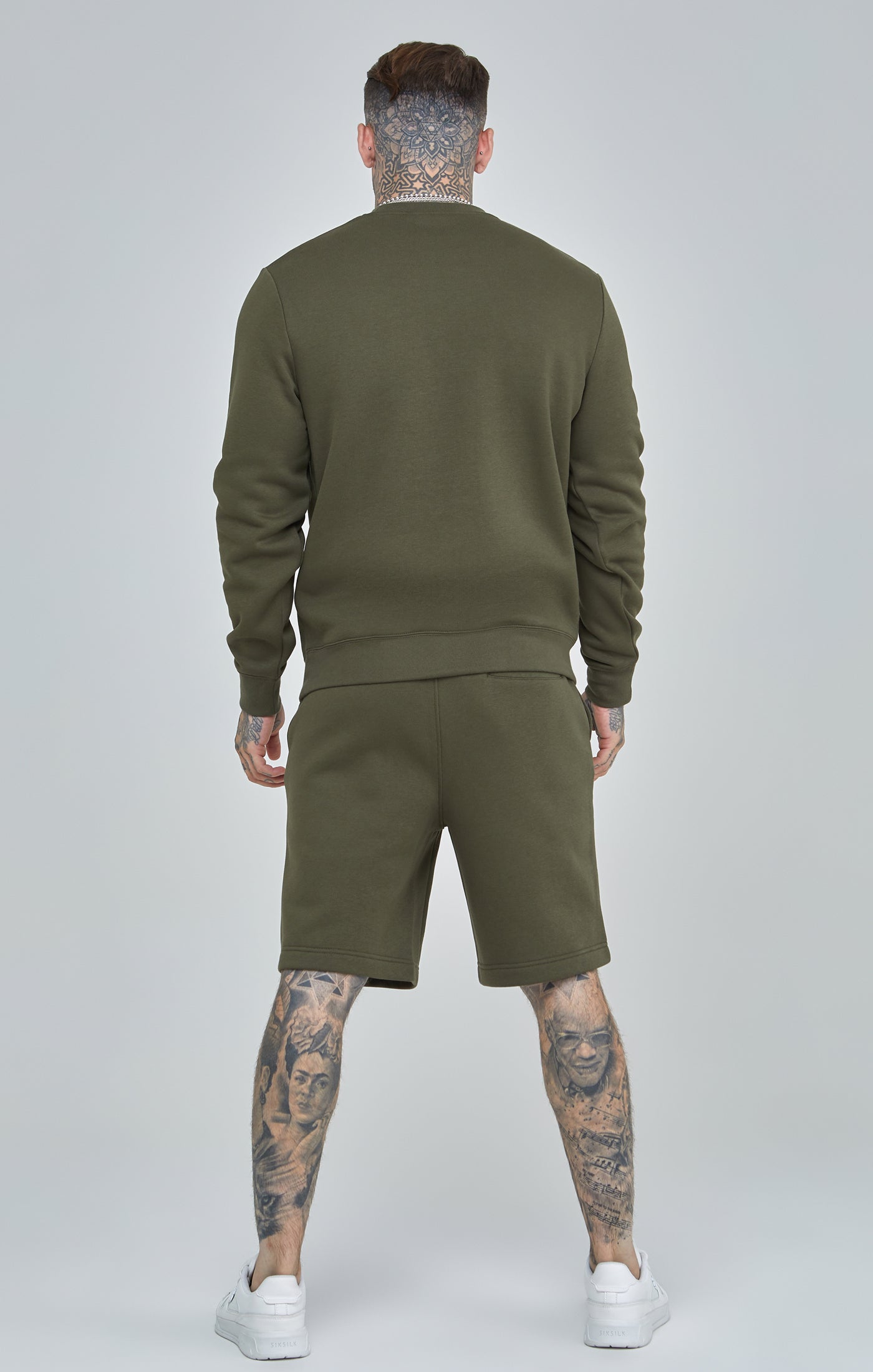 Sweat-shirt Essential kaki Sweatshirts SikSilk   