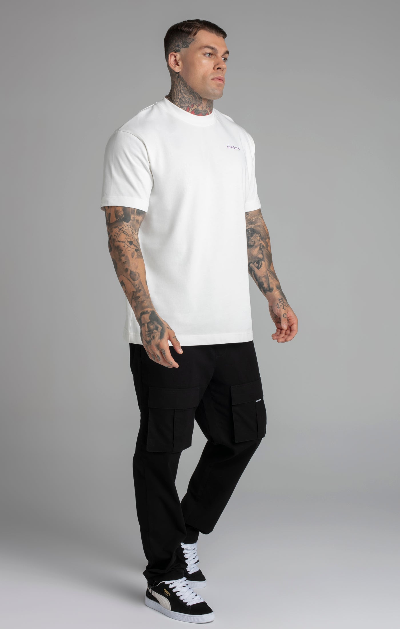 T-shirt édition limitée en blanc T-shirts SikSilk   