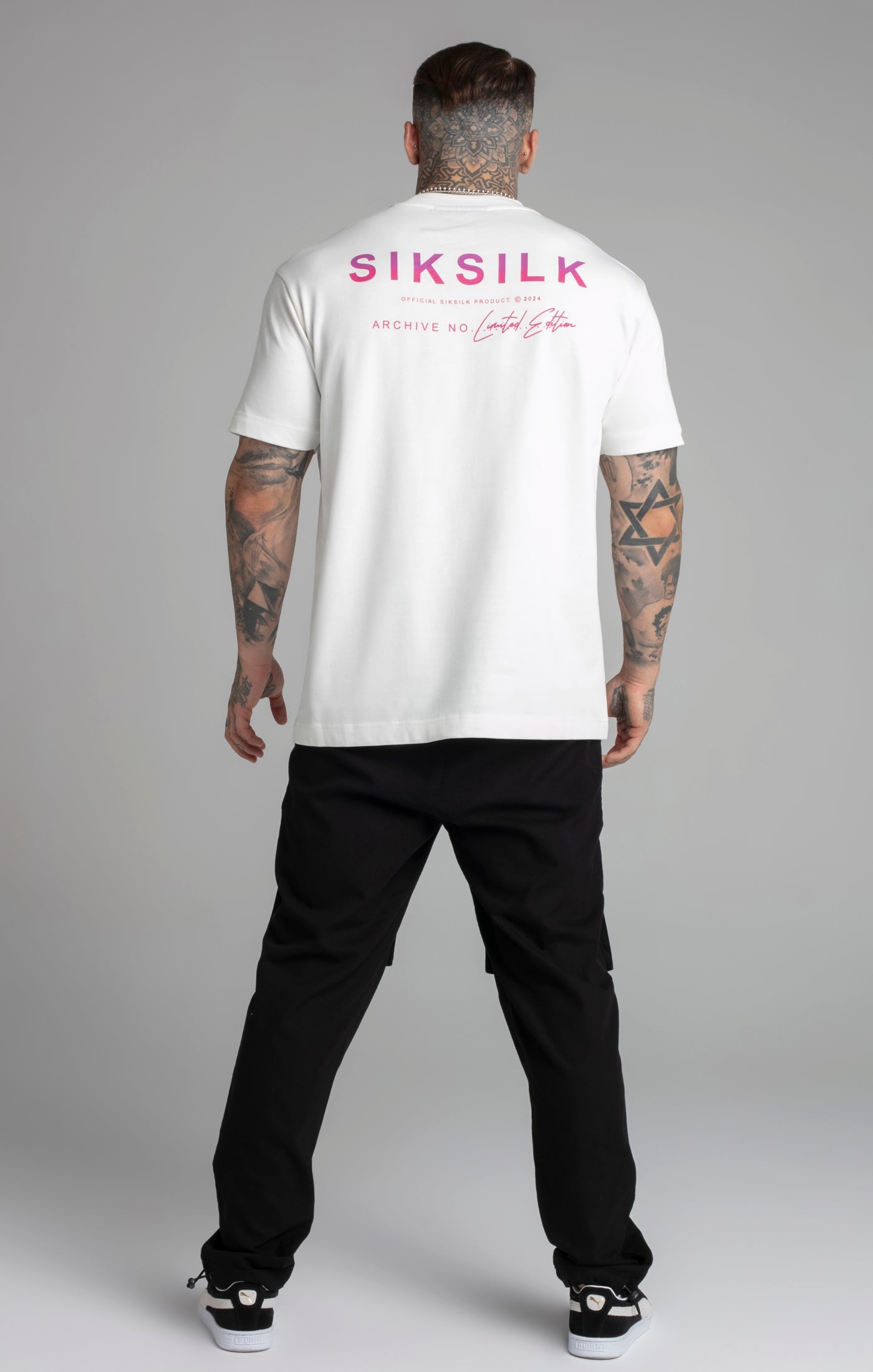 T-shirt édition limitée en blanc T-shirts SikSilk   