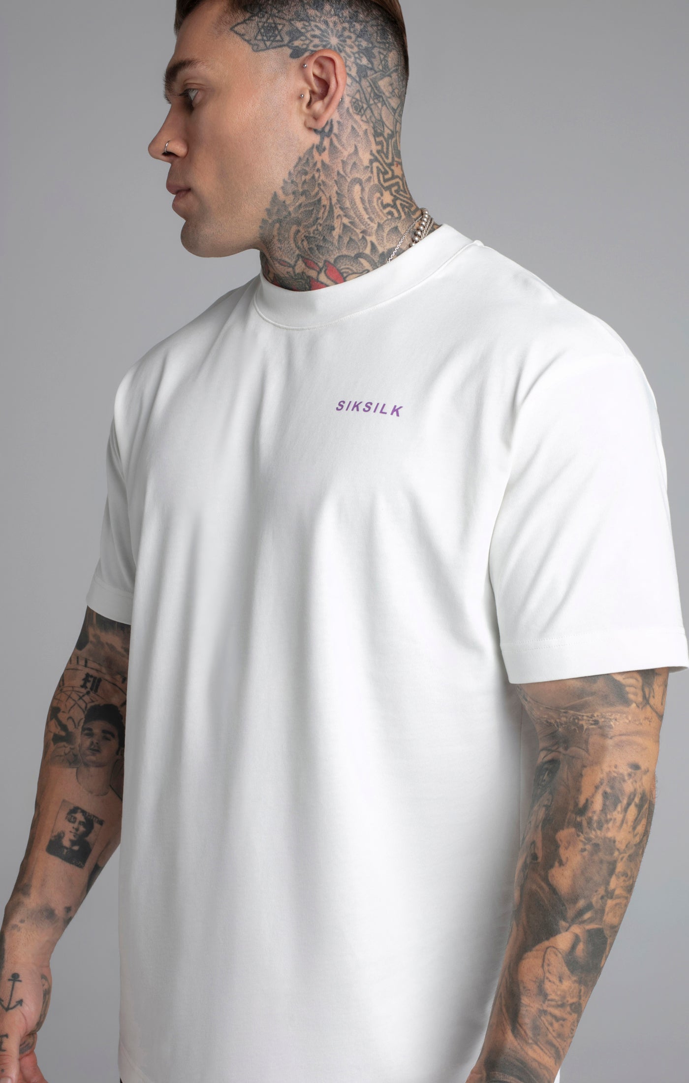 T-shirt édition limitée en blanc T-shirts SikSilk   