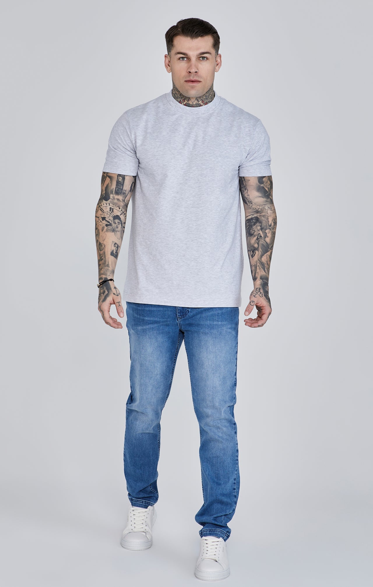 Jeans slim fit en bleu Jeans SikSilk   