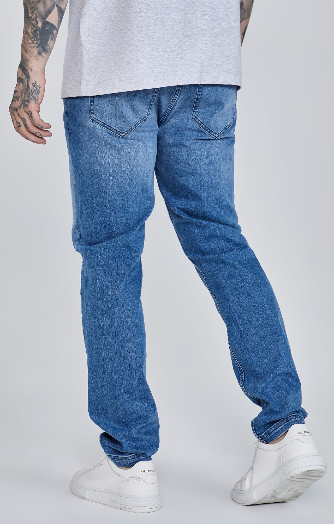 Jeans slim fit en bleu Jeans SikSilk   