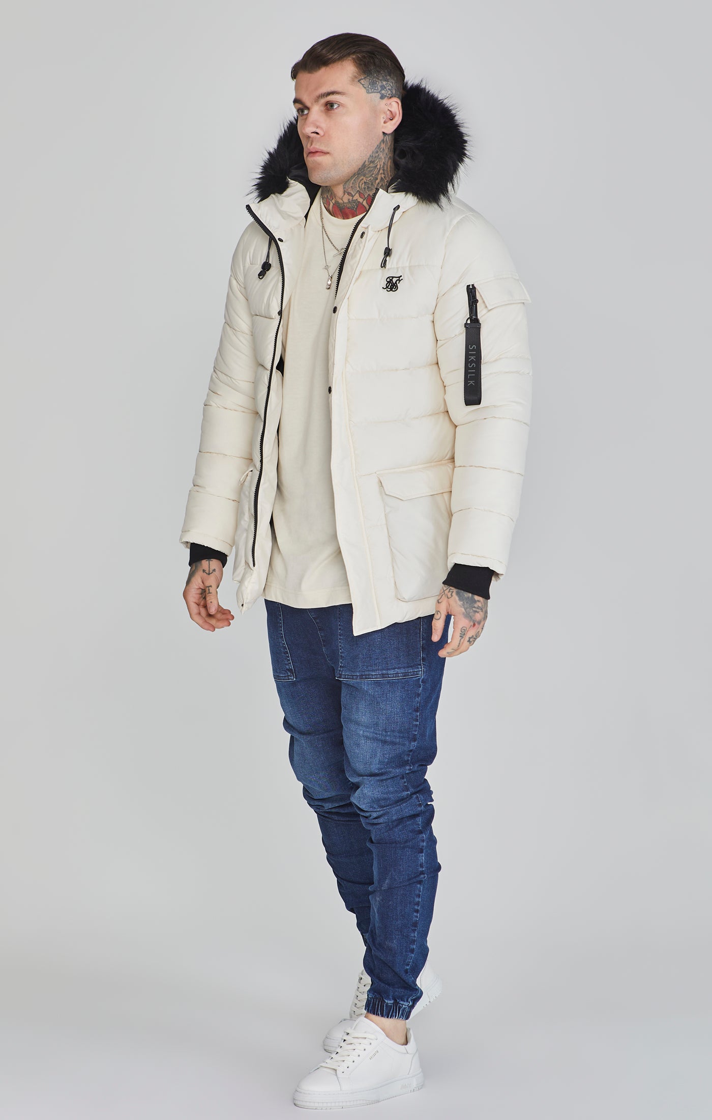 Parka en écru Vestes SikSilk   