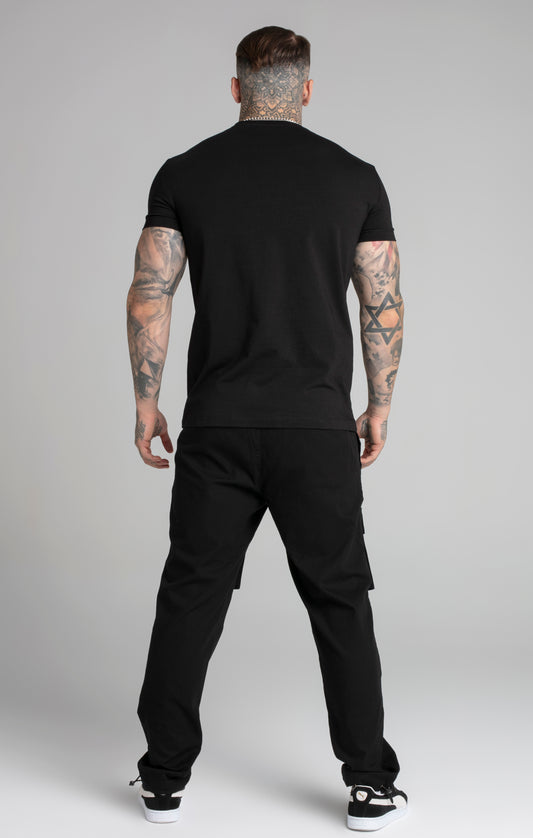 T-shirt Muscle Fit en noir T-shirts SikSilk   