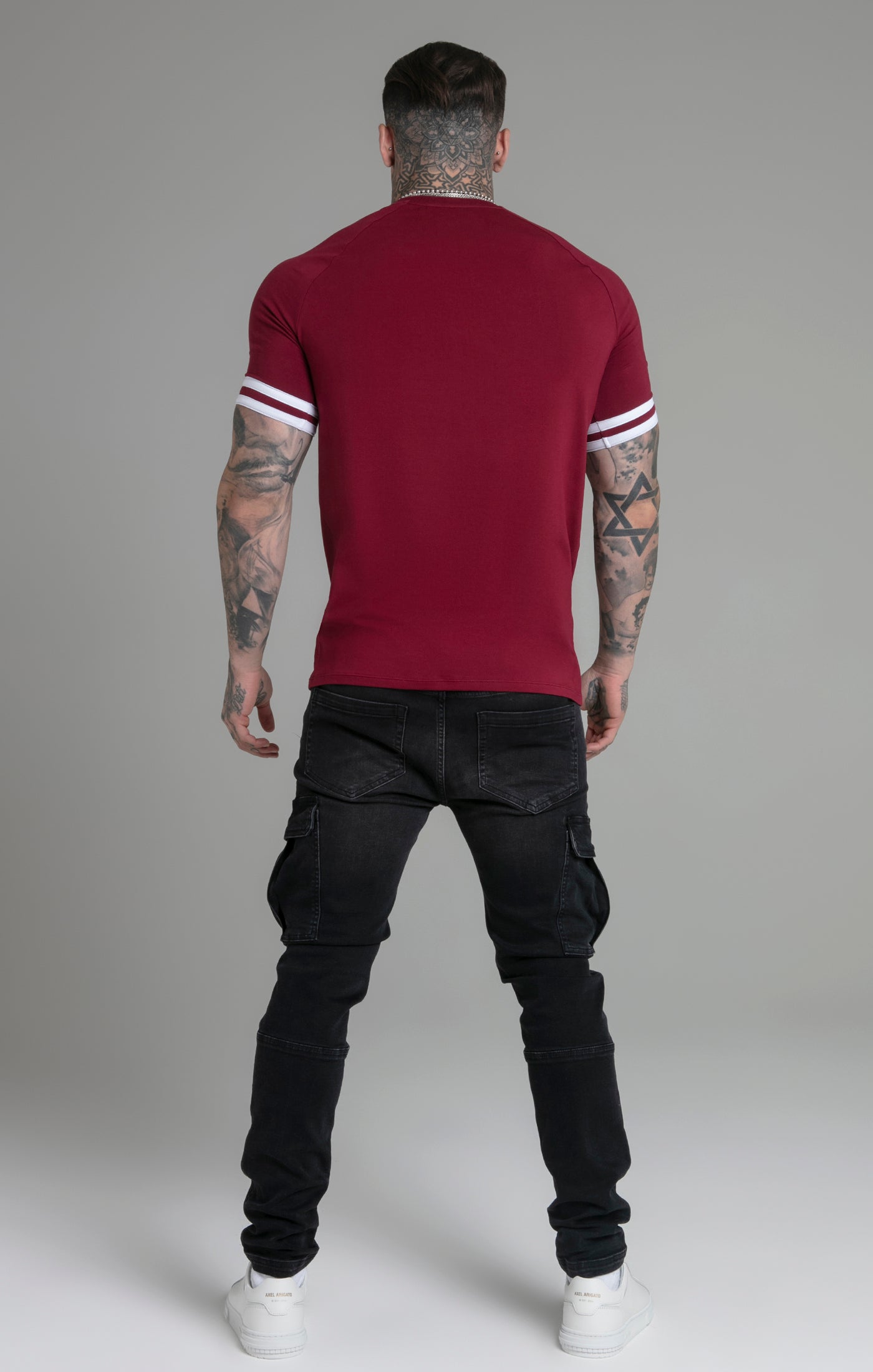 T-shirt Tournament en Red T-shirts SikSilk   