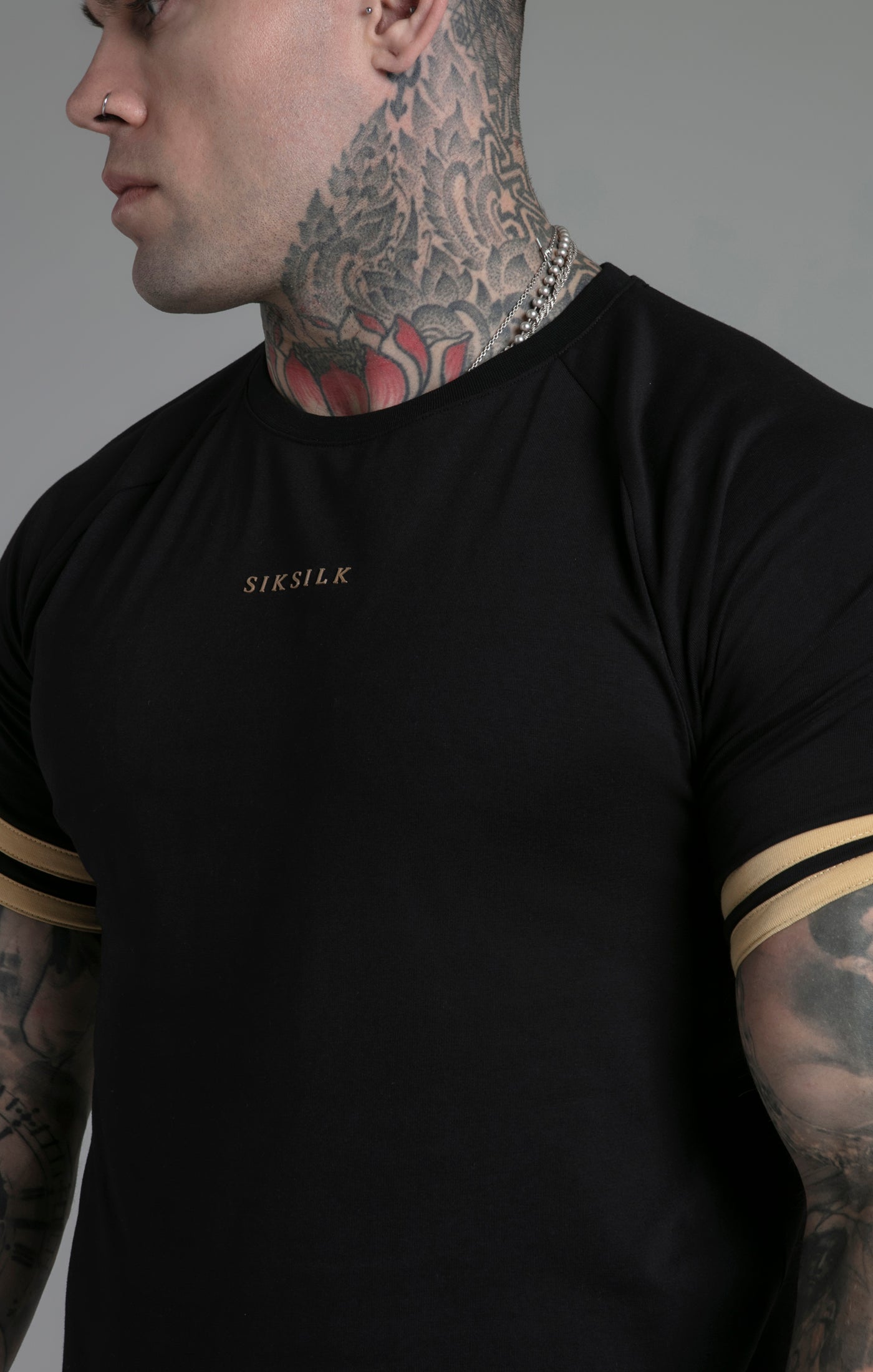 Tournament T-Shirt in Black T-shirts SikSilk   