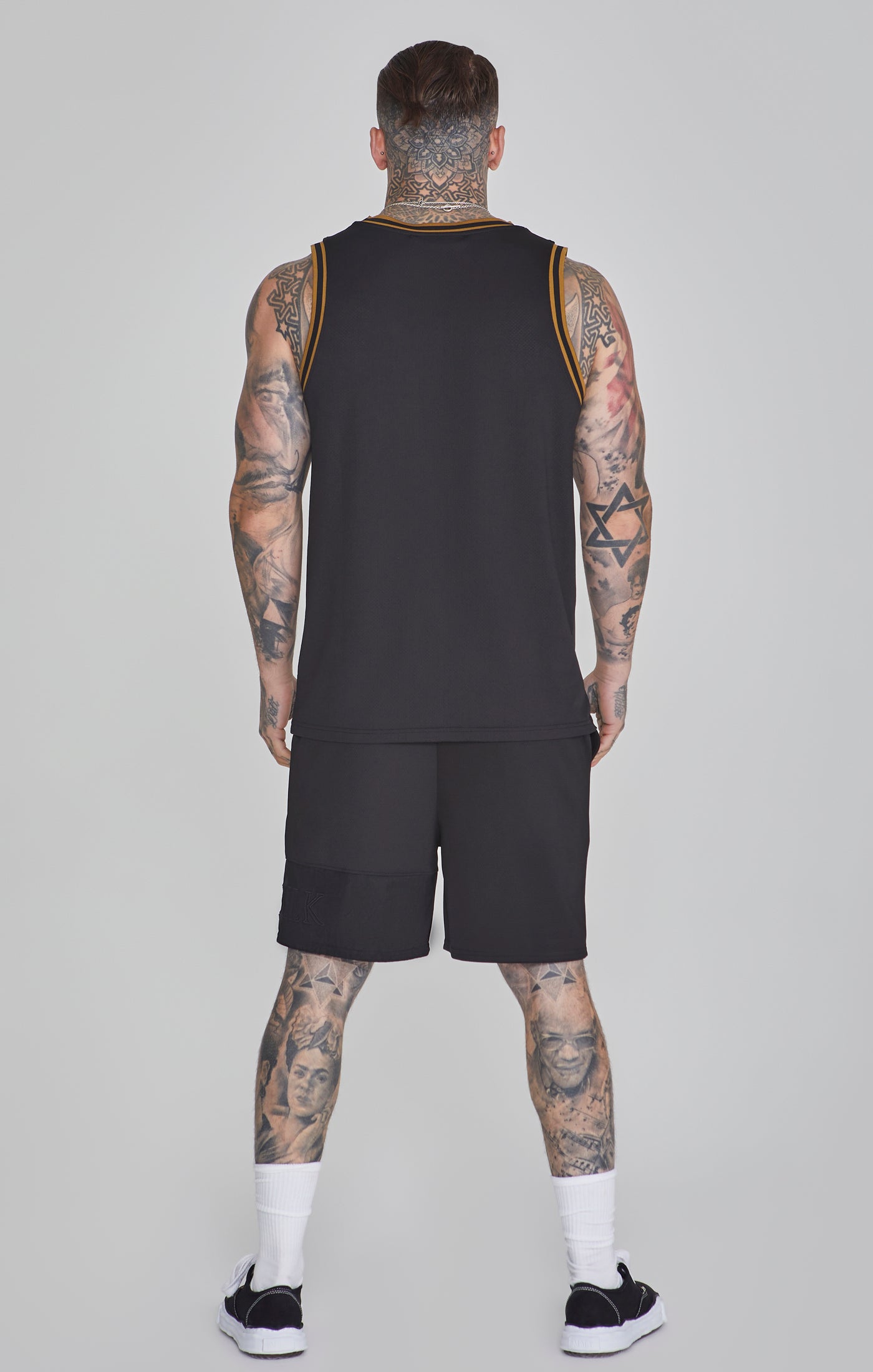 Gilet de basketball en noir Tops SikSilk   