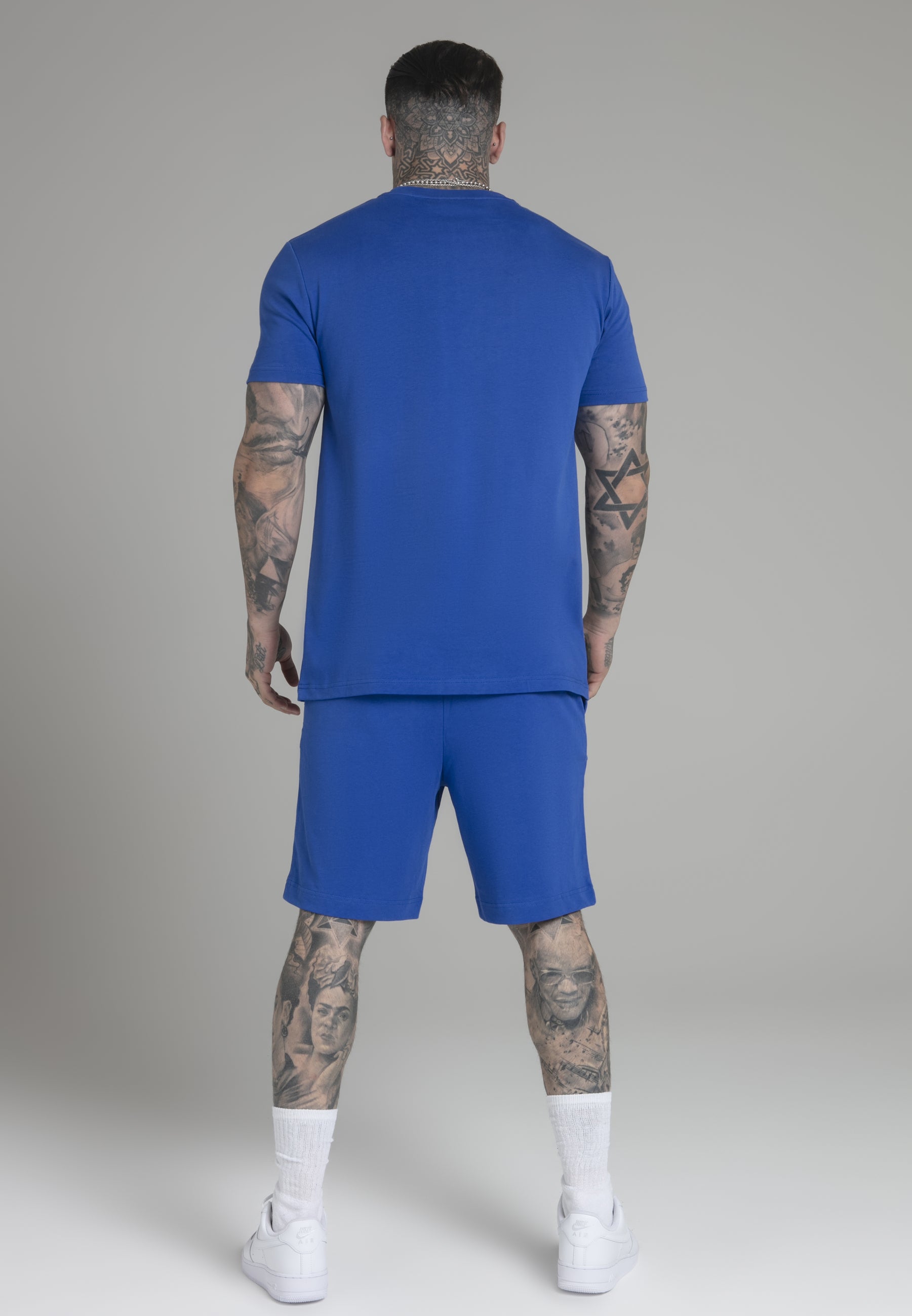 Ensemble t-shirt et short en bleu Sets SikSilk   