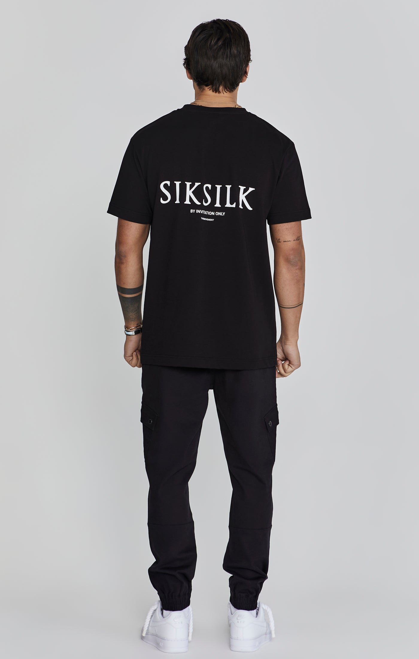 Cargo Pants in Black Pantalons SikSilk   