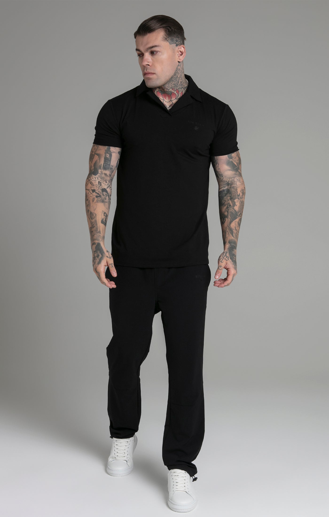 Polo Smart Revere en noir Polos SikSilk   