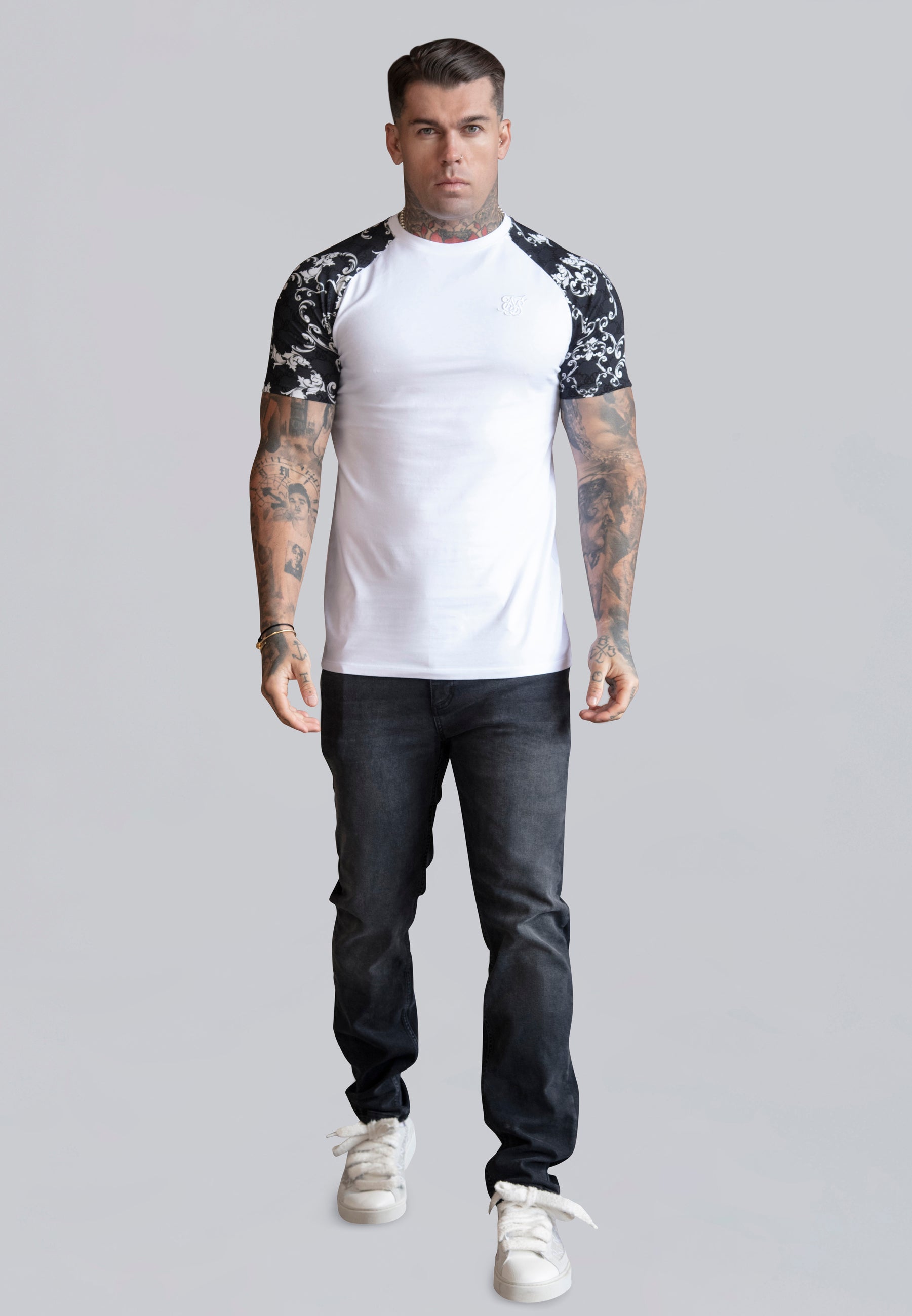 T-shirt Venetian en blanc T-shirts SikSilk   