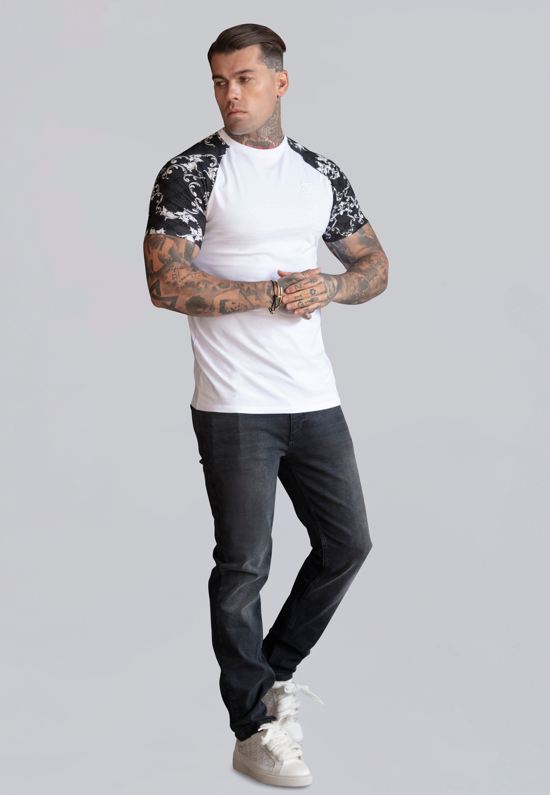 T-shirt Venetian en blanc T-shirts SikSilk   