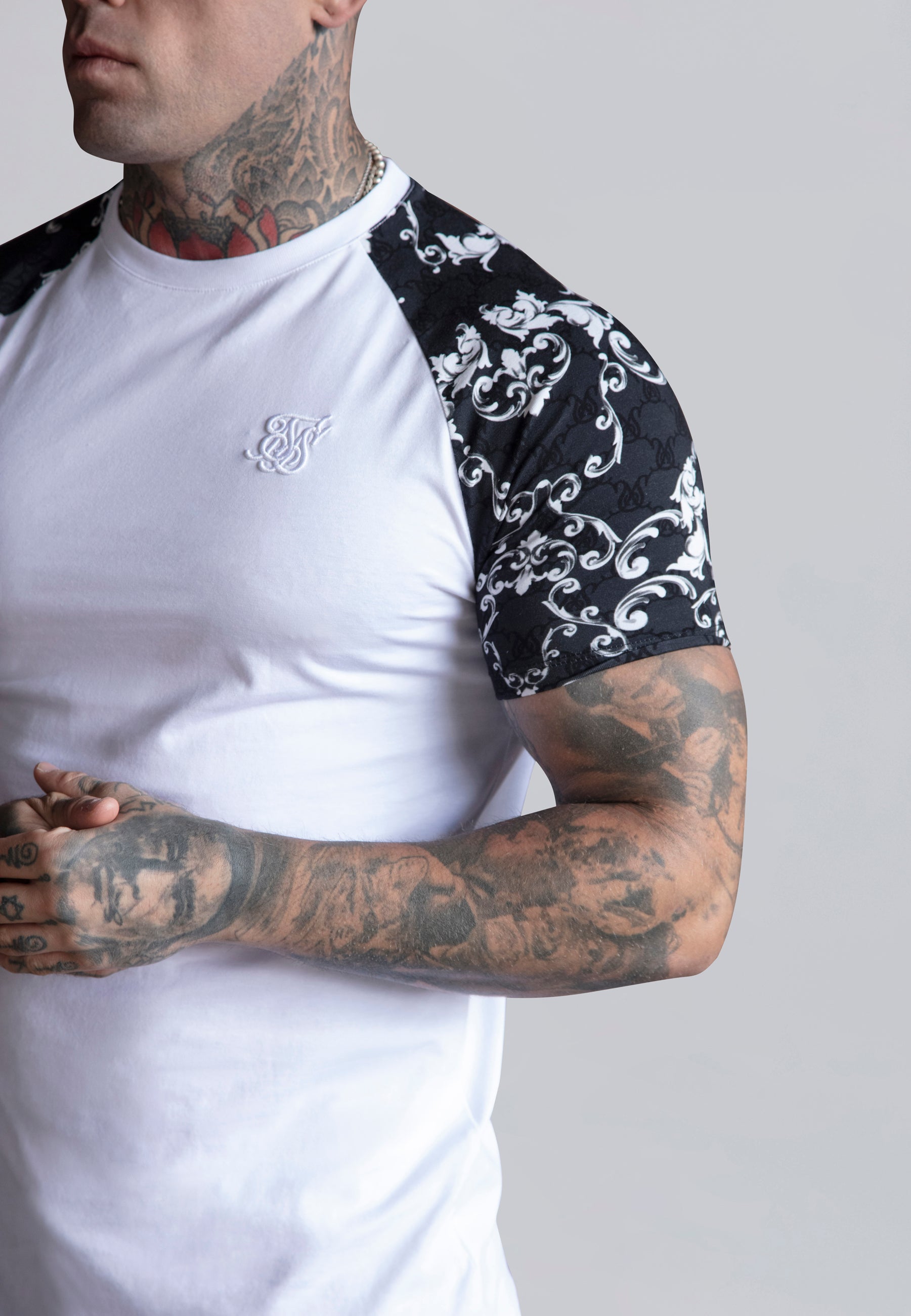 T-shirt Venetian en blanc T-shirts SikSilk   