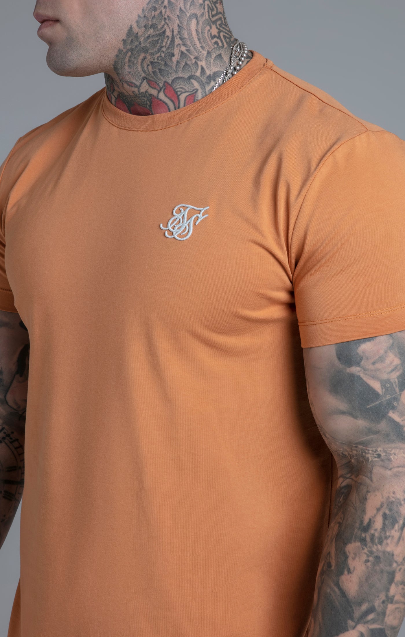 T-shirt Muscle Fit en Yellow T-shirts SikSilk   