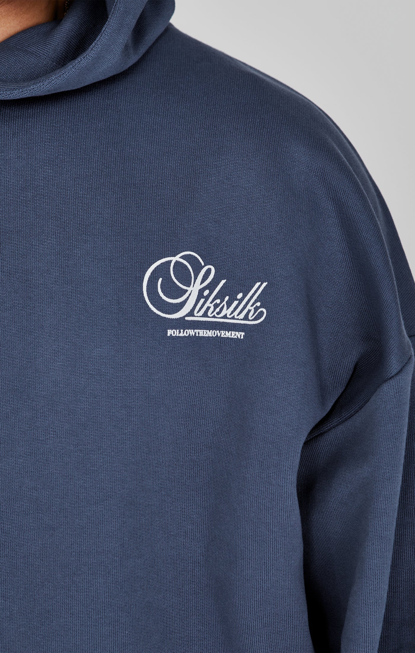 Sweat à capuche Graphic en Navy Sweat à capuche SikSilk   