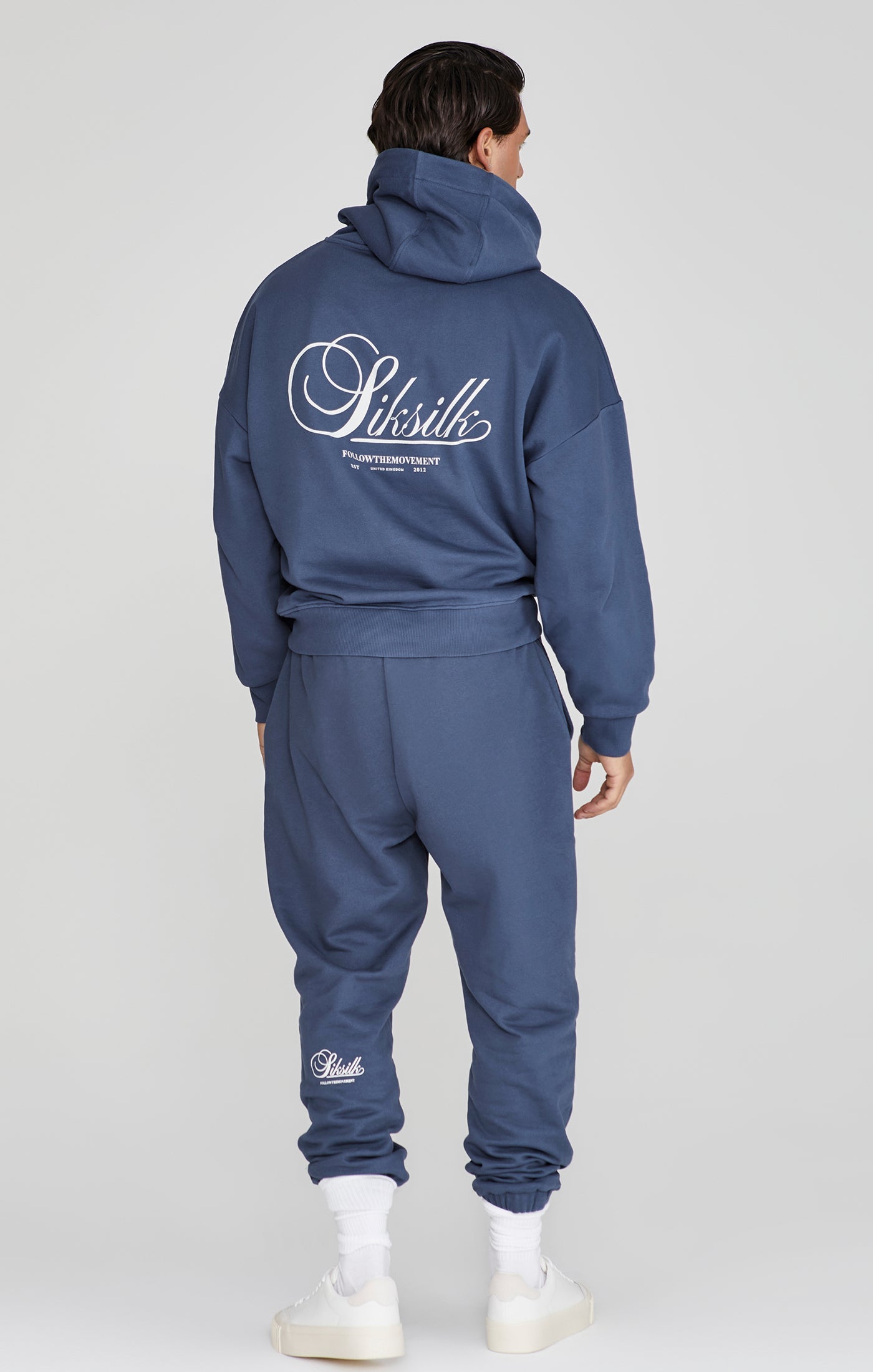 Sweat à capuche Graphic en Navy Sweat à capuche SikSilk   