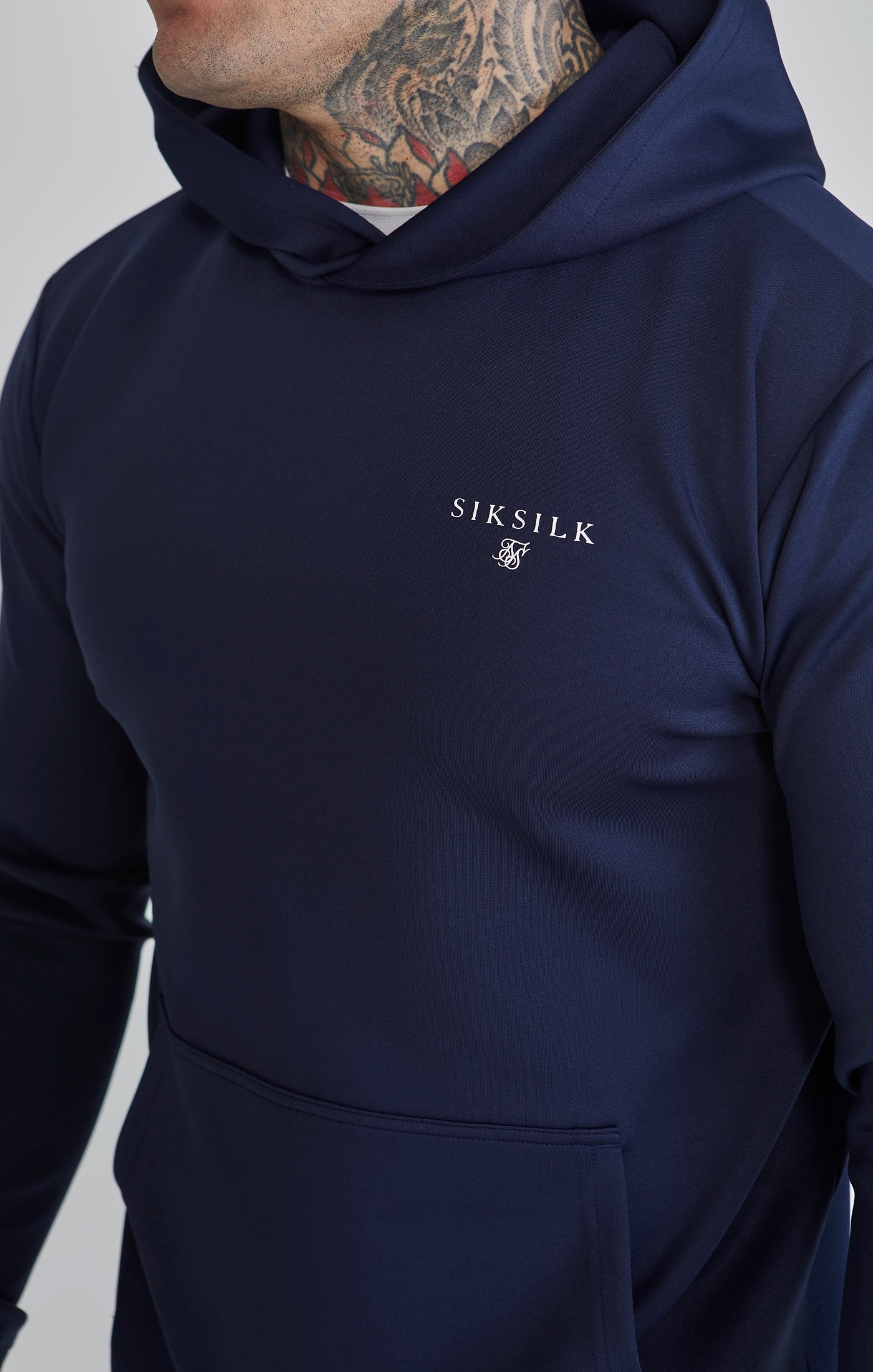 Sweat à capuche Essentials Poly Navy SikSilk   