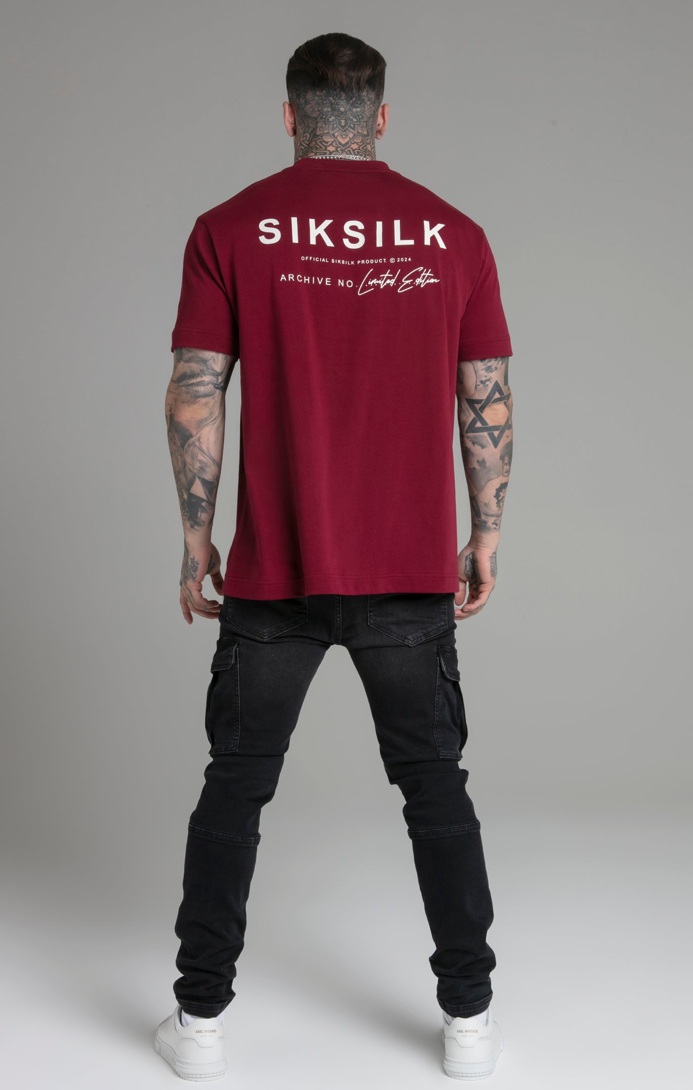 T-shirt édition limitée en bourgogne T-shirts SikSilk   