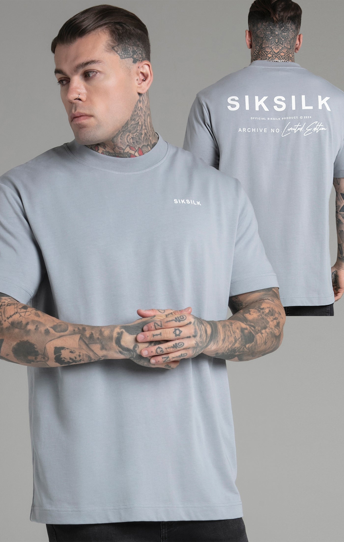 T-shirt édition limitée en Grey T-shirts SikSilk   