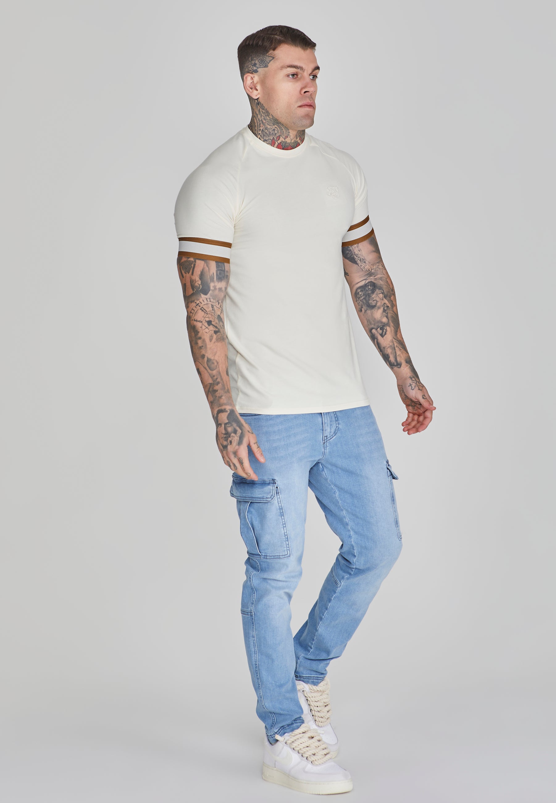 Tech T-shirt écru T-shirts SikSilk   