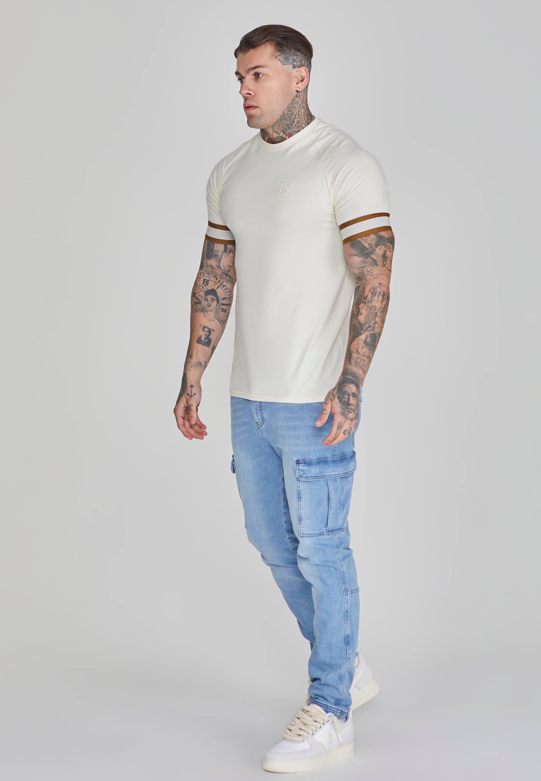 Tech T-shirt écru T-shirts SikSilk   