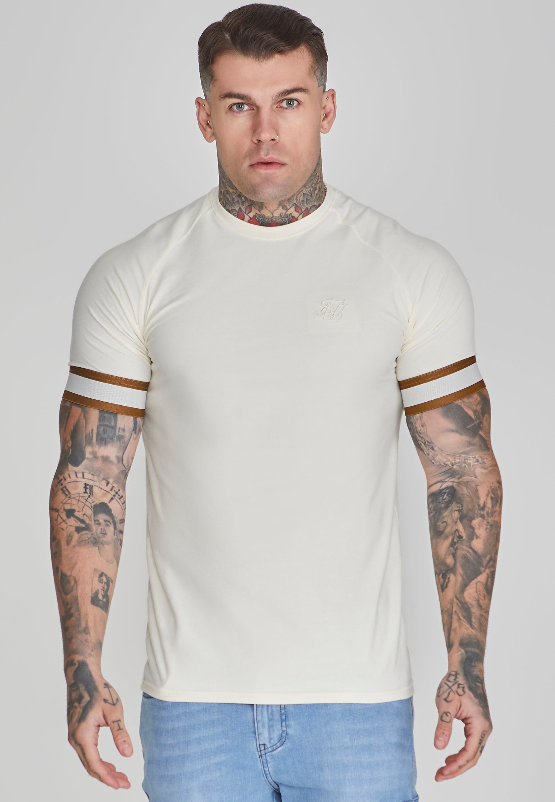 Tech T-shirt écru T-shirts SikSilk   