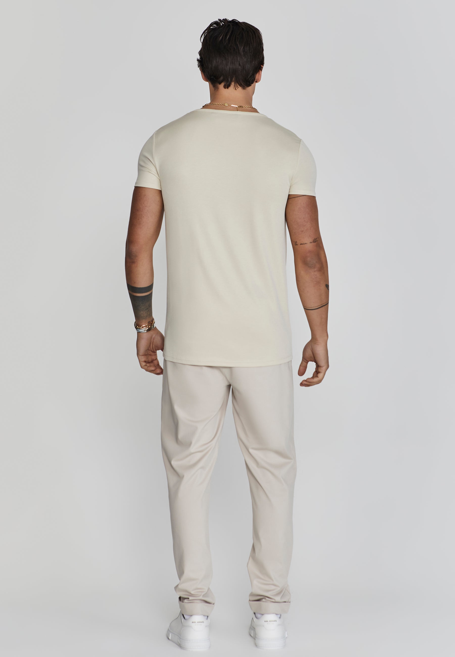 Smart Chino en beige Pantalon SikSilk   