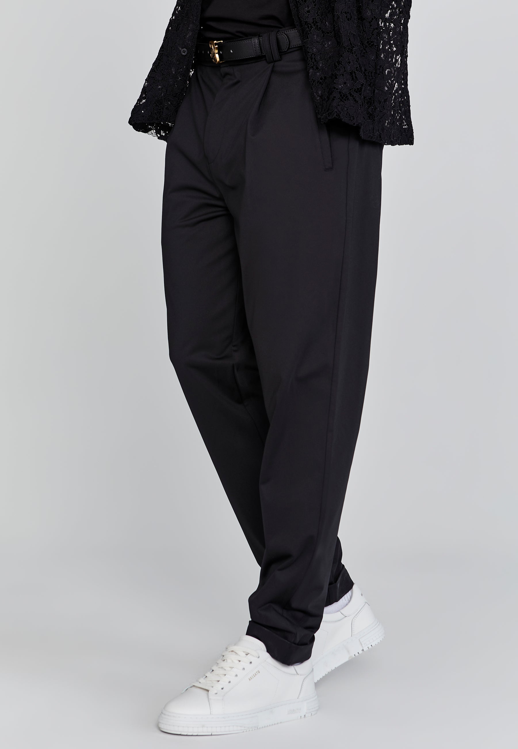 Smart Chino in Black Pantalon SikSilk   